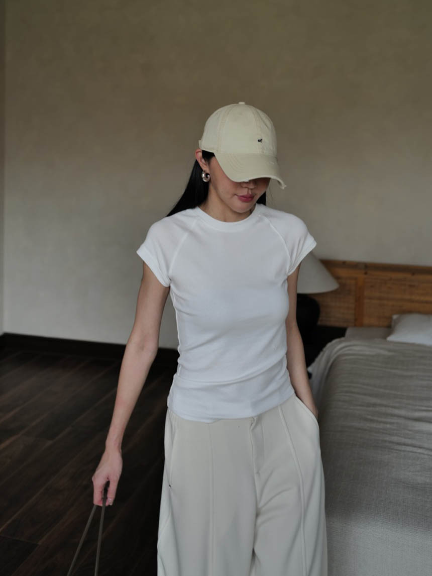 小飛袖休閒短T*5色