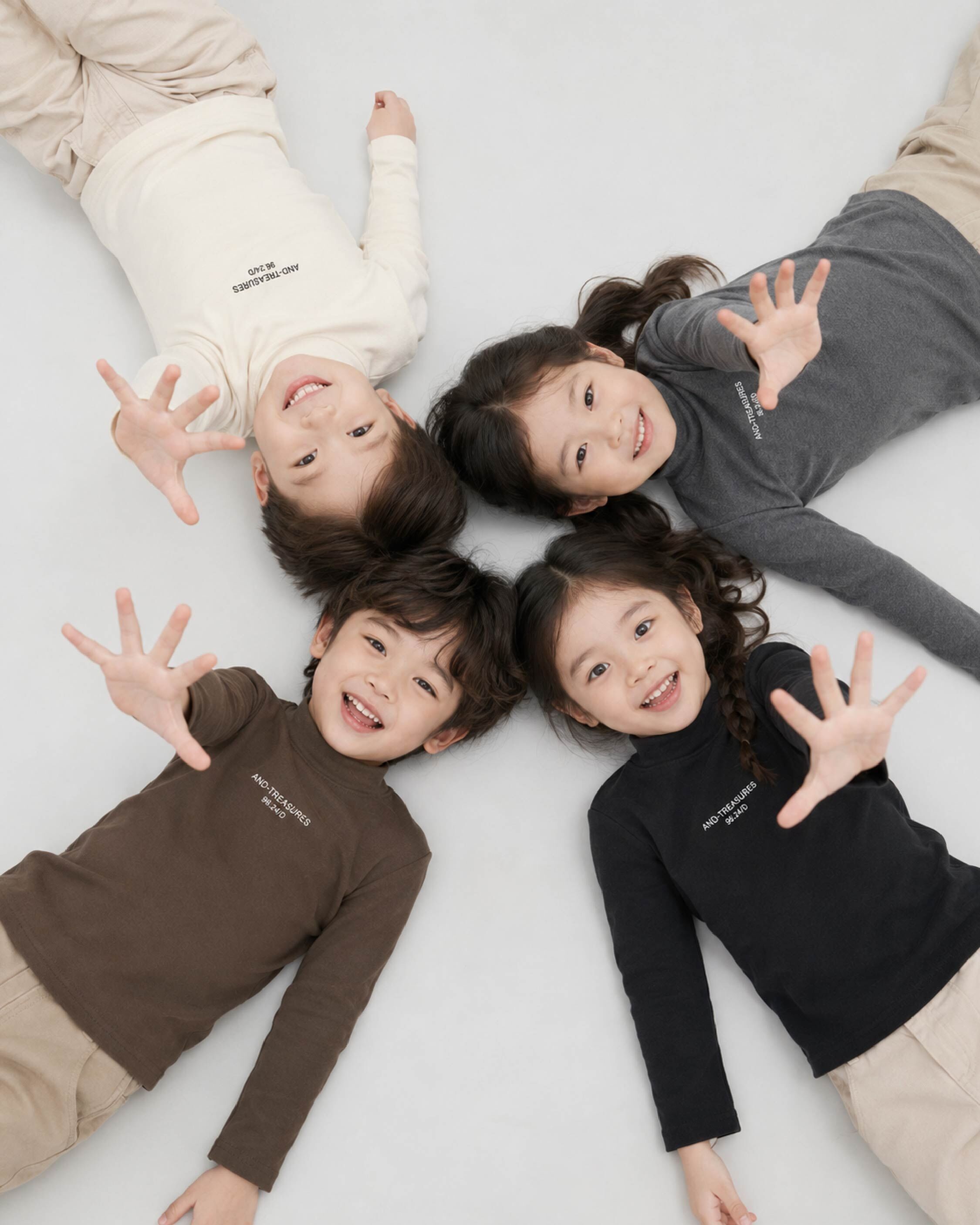 潮流英字立領磨毛上衣/內搭衣＊五色 (H55749)
