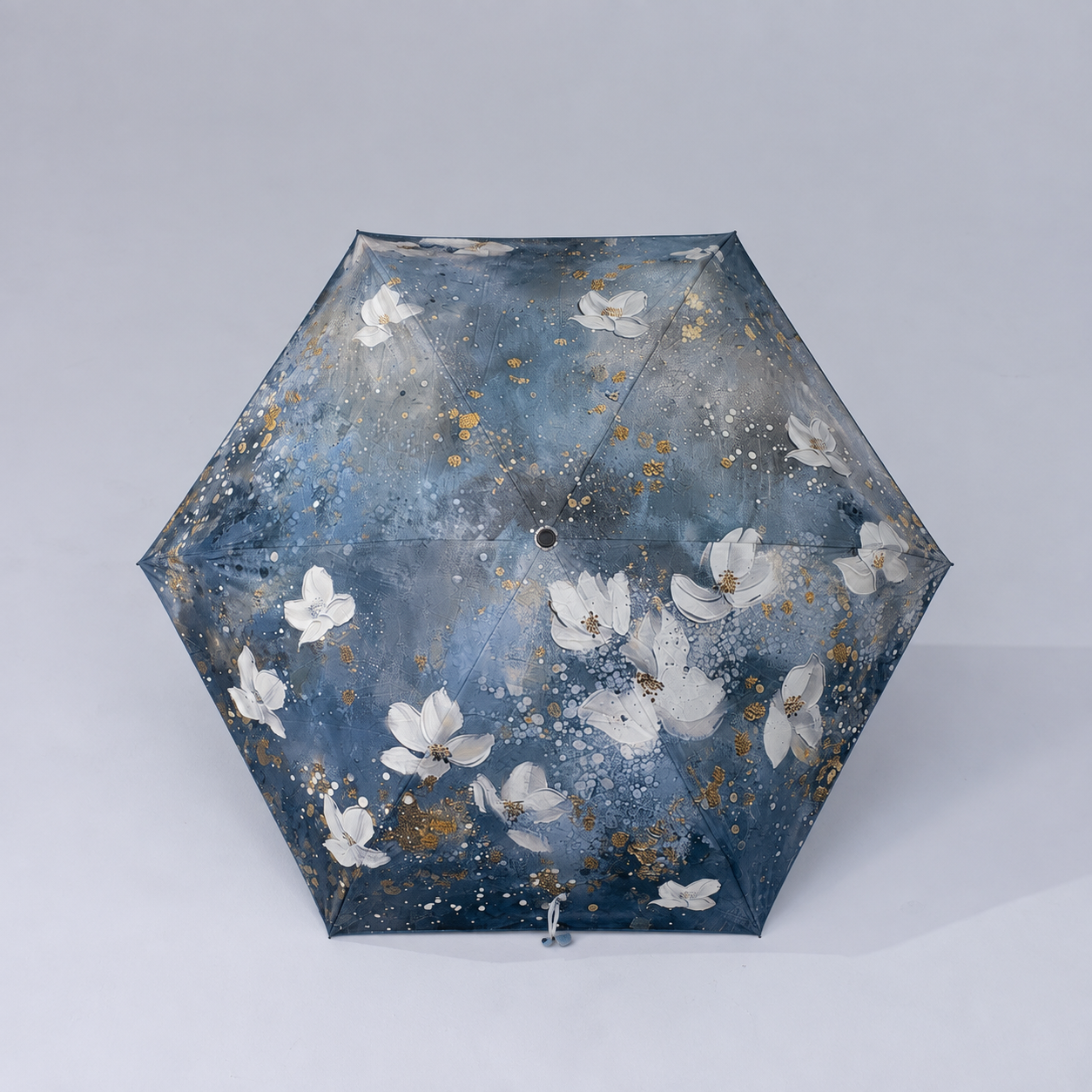 極輕碳纖羽毛傘《星霧花園》藍