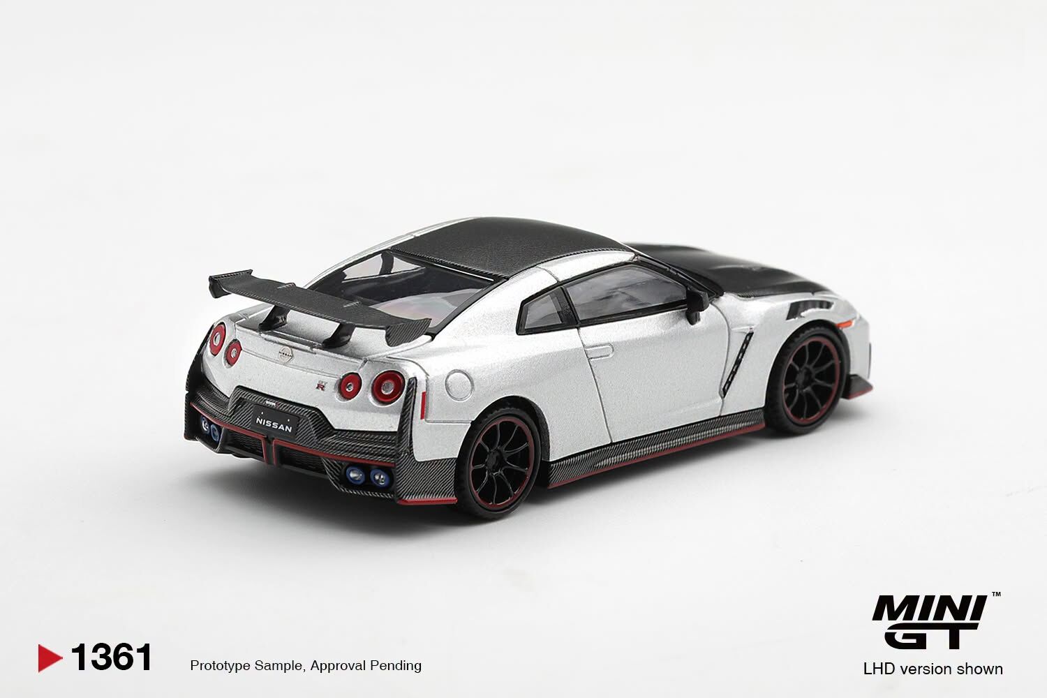 [預訂] Mini GT #1361 日產Nissan GT-R NISMO 2024 Silver 右軚