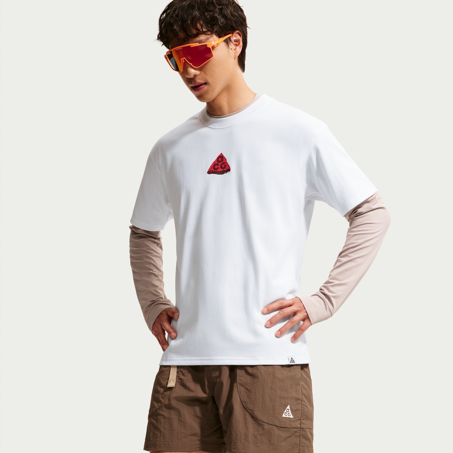 男款 NIKE ACG DRI-FIT 白色 寬鬆 印花 乾爽 休閒 運動 短袖 短T【IM6178-121】NKTF