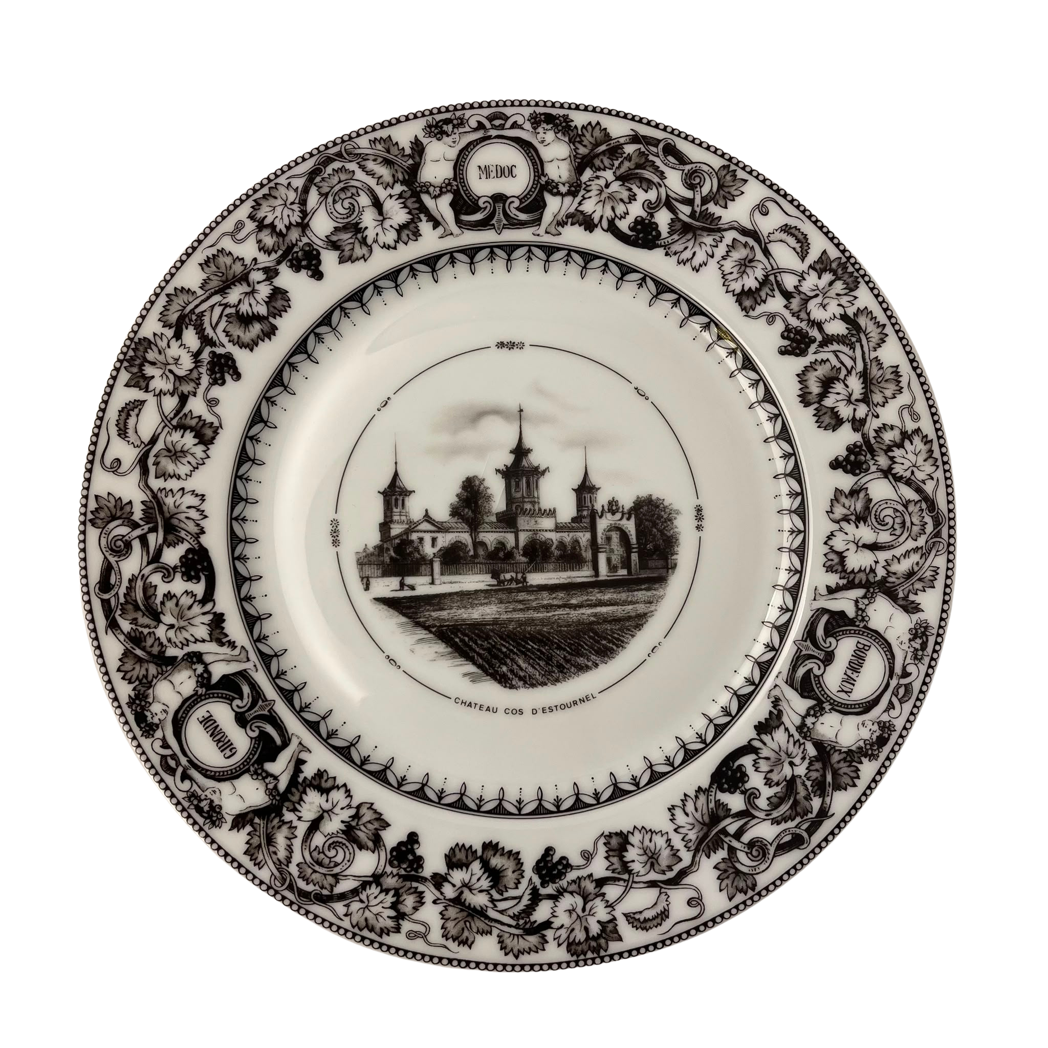 Cos d'Estournel Porcelain Plate