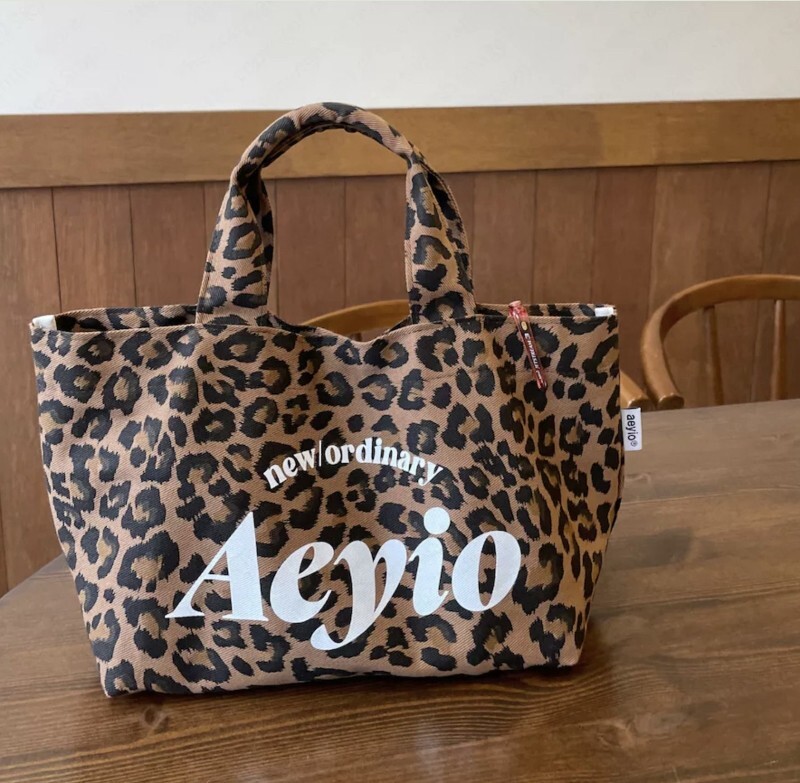 【預購】AEYIO Studio 迷你豹紋托特包