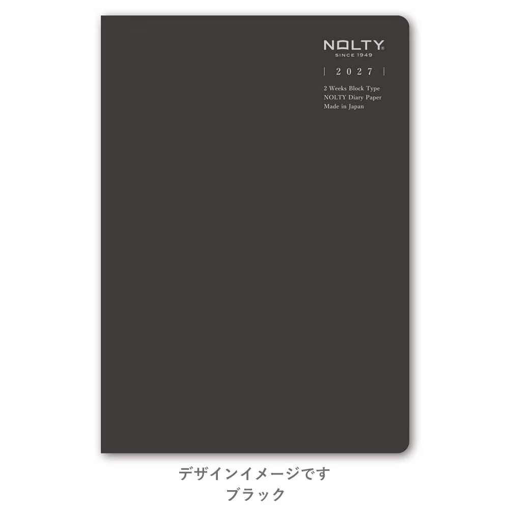 2027年 NOLTY  能率手帳 A5 TiO 系列：Two Weeks Block Type [6806,6807]