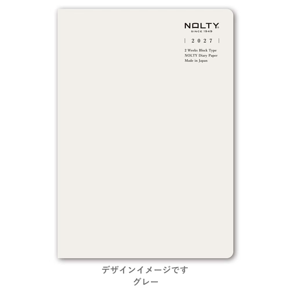 2027年 NOLTY  能率手帳 A5 TiO 系列：Two Weeks Block Type [6806,6807]