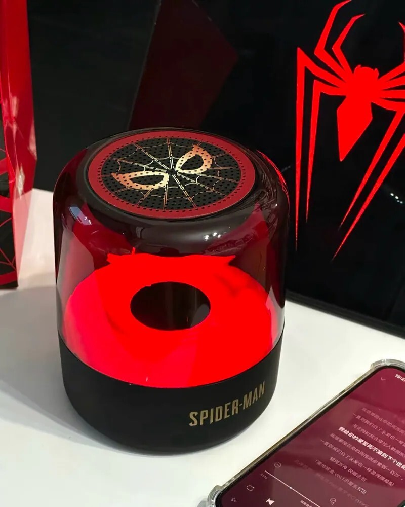 〈漫威迷必收🕷️〉Marvel 漫威  炫彩琉璃 藍芽音響 禮盒組 蜘蛛人 鋼鐵人 美國隊長