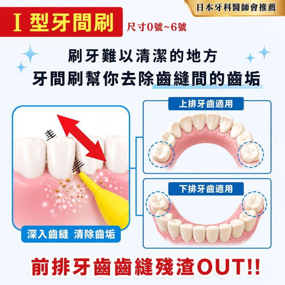 DentalPro系列日本牙間刷L型/I型｜極細牙間刷 齒間刷 牙縫刷 口腔清潔【輕鬆購五金百貨】