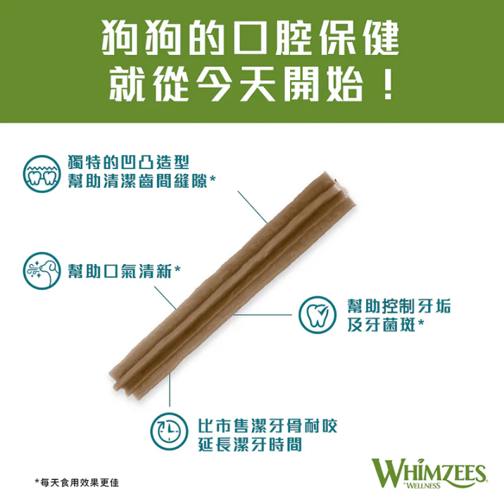 WHIMZEES 唯潔 | 六角長條型潔牙骨超值包