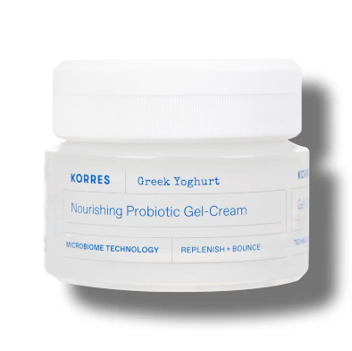 UV08 KORRES  乳酪益菌滋養保濕面霜 40ml KORRES Greek Yoghurt Nourishing Probiotic Gel-Cream 40ml **到期日:約2028/01