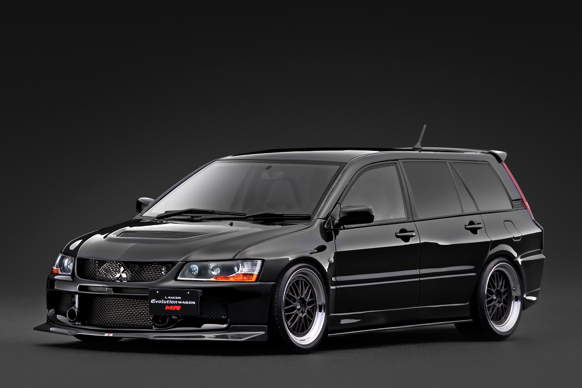 預訂 (訂金$300) (預訂價$2214):1/18 IG Mitsubishi Lancer Evolution Wagon MR (CT9W) Black (IG4252)