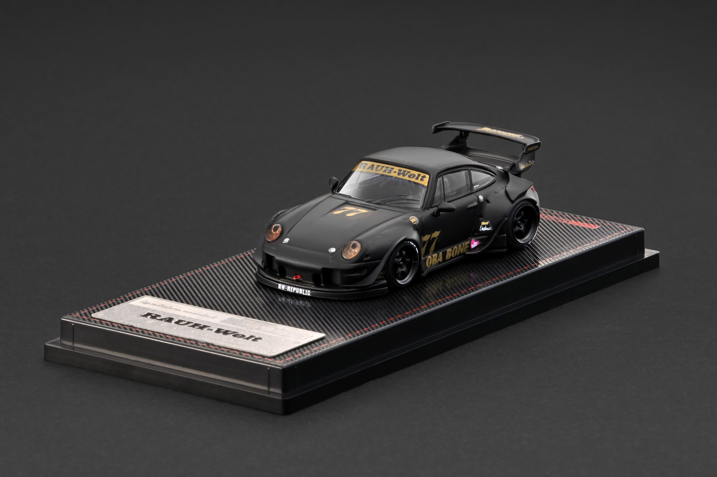預訂:1/64 IG RWB 993 Matte Black (IG4212)