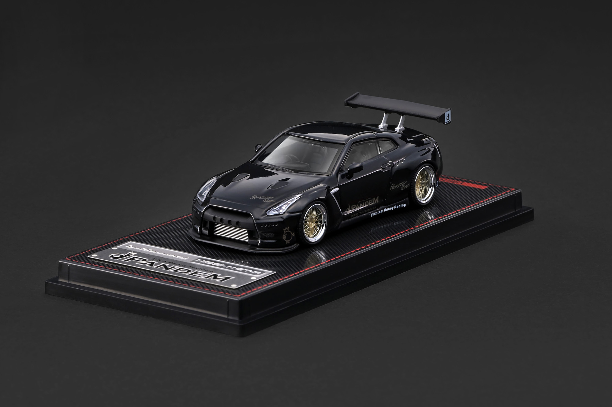 預訂:1/64 IG PANDEM R35 GT-R Black Metallic (IG4277)