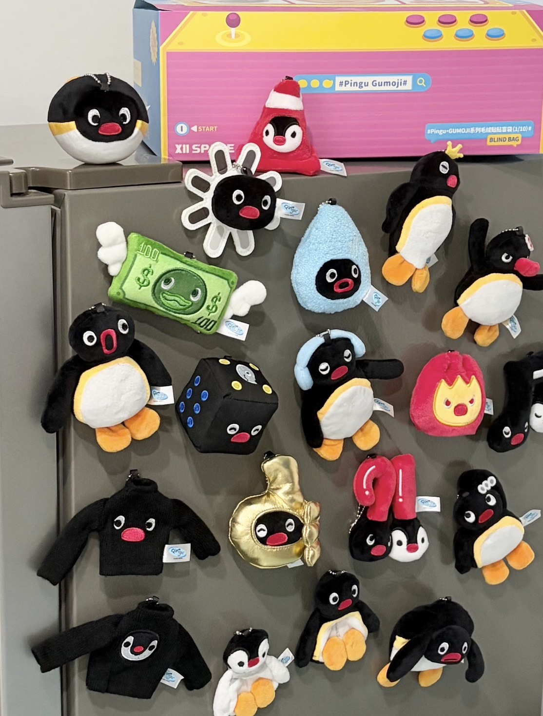 （預購）PINGU GUMOJI系列 表情包 毛絨貼貼盲袋