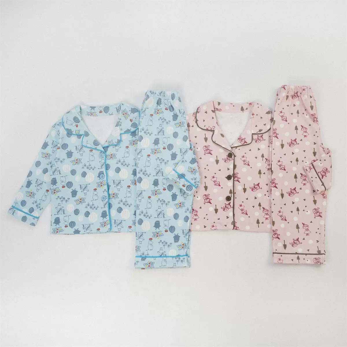 兩色純棉日系精靈家居服