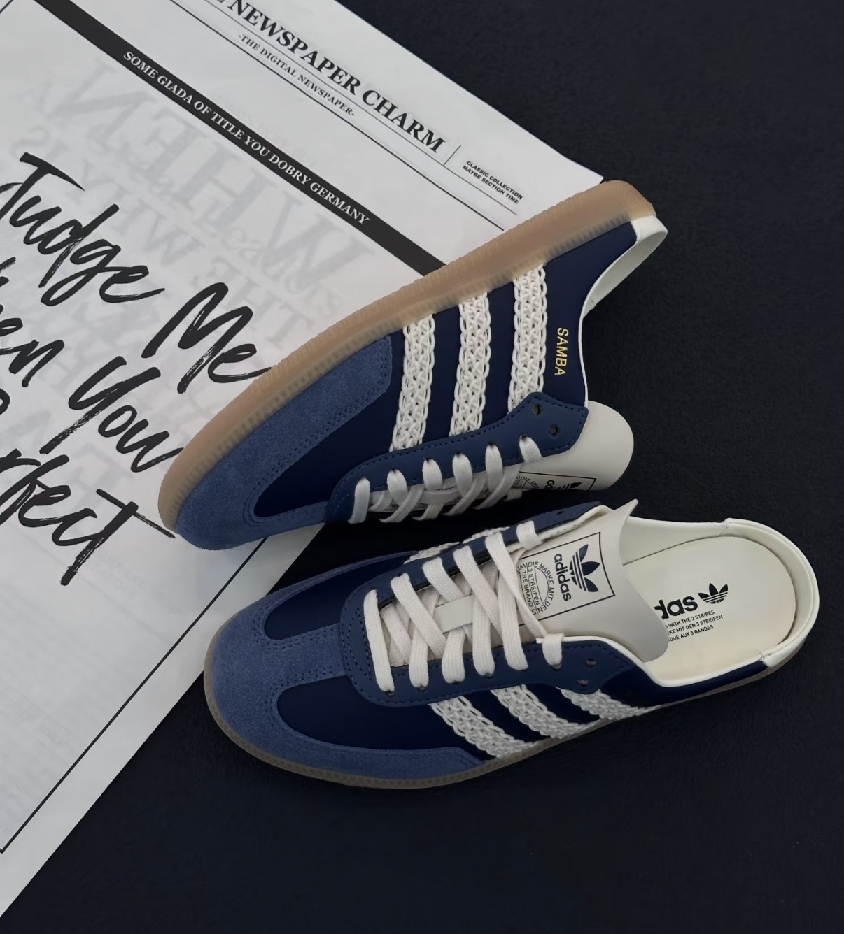 〈懶人救星⭐〉Adidas  Originals SAMBA  Mule 韓系清冷感 穆勒懶人鞋 兩色