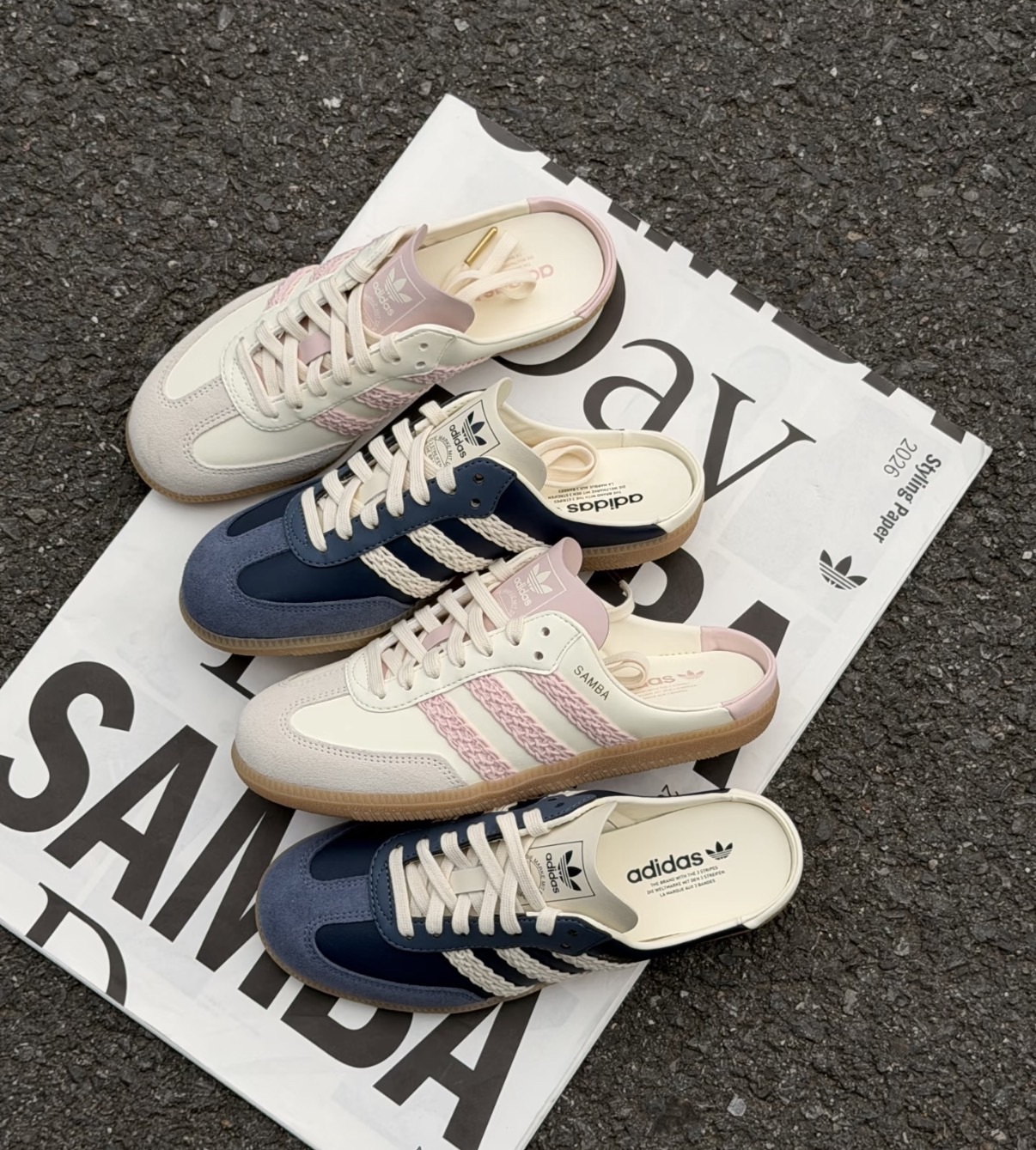 〈懶人救星⭐〉Adidas  Originals SAMBA  Mule 韓系清冷感 穆勒懶人鞋 兩色
