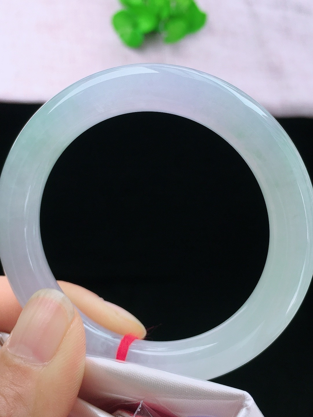 723242 52mm冰紫圓條翡翠手鐲 (50-52)