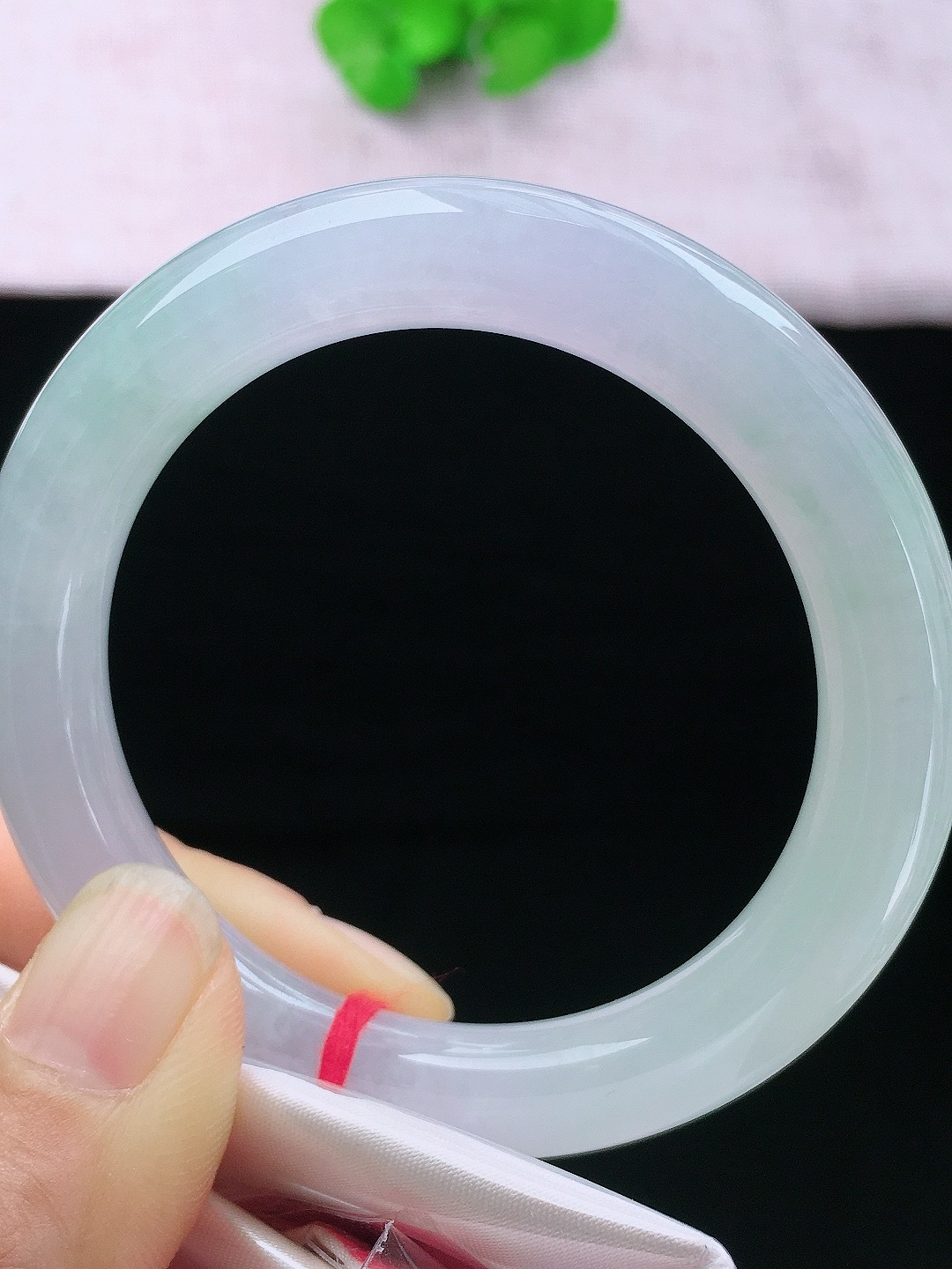冰紫圓條翡翠手鐲,天然翡翠A玉, 緬甸玉, Jade, Jadeite