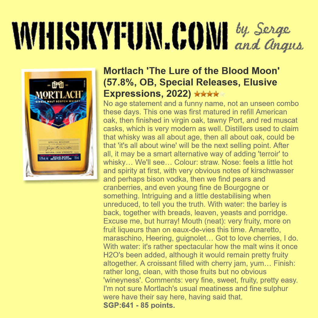 Mortlach Diageo Special Releases 2022 57.8%