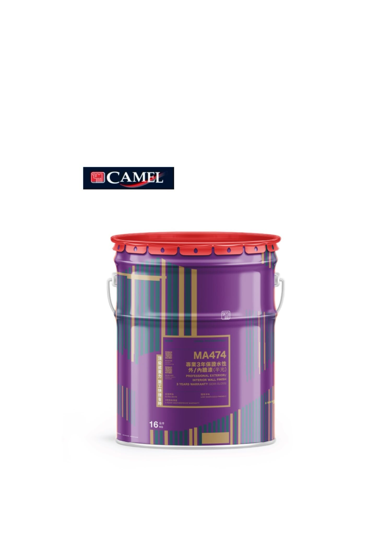 "CAMEL" 駱駝牌MA474水性外牆漆(半光)