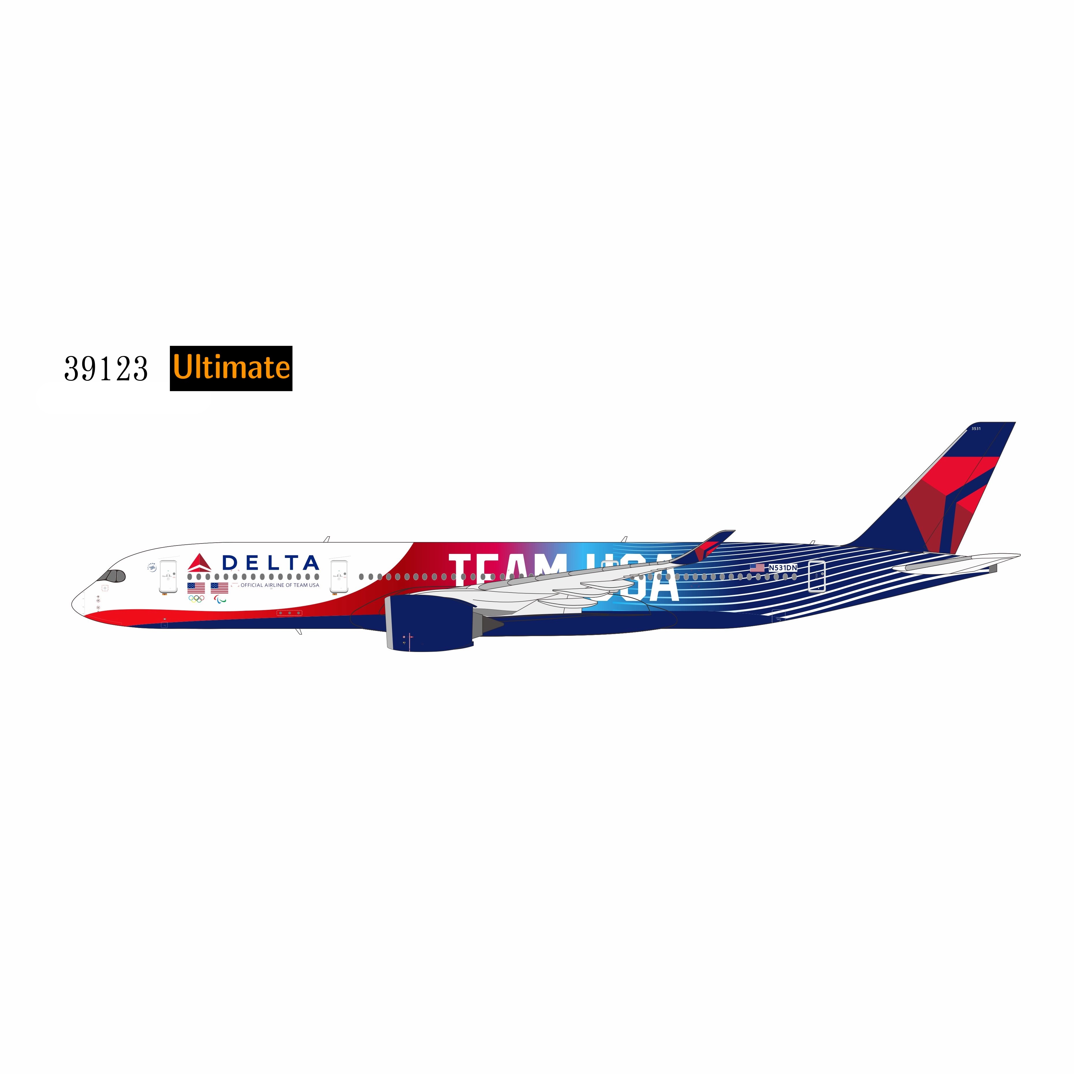 NG 1/400 達美航空 A350-900 N531DN（TEAM USA #3）