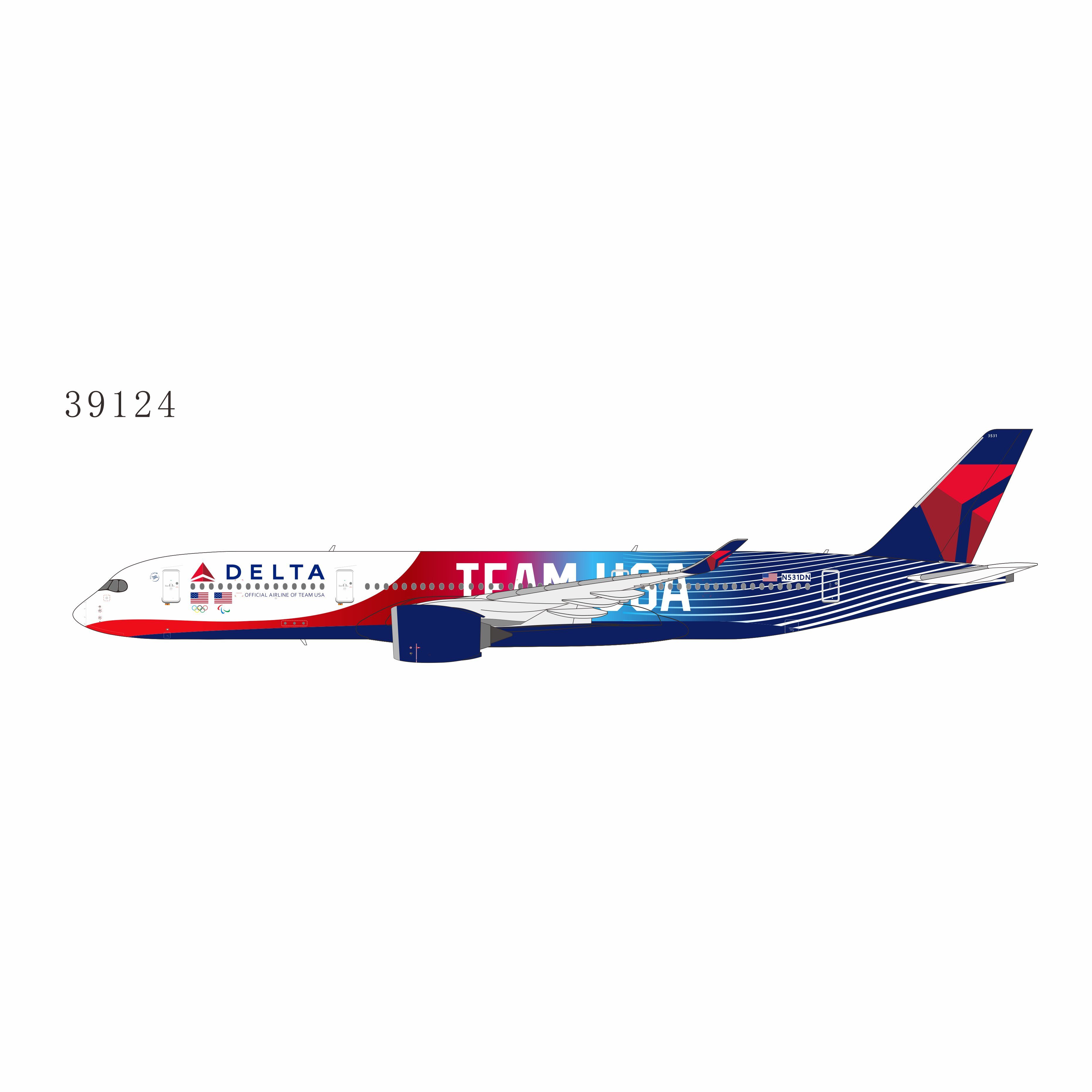 NG 1/400 達美航空 A350-900 N531DN（TEAM USA #3）