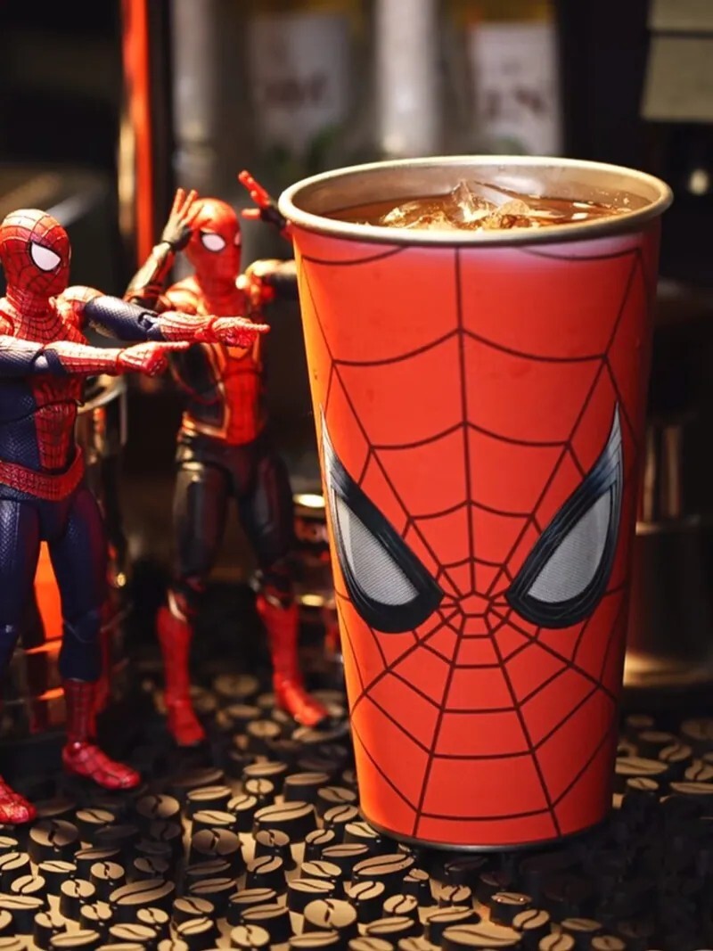 〈漫威迷必收🕷️〉庫迪 x MARVEL 漫威 蜘蛛人聯名款 漸變冷水杯