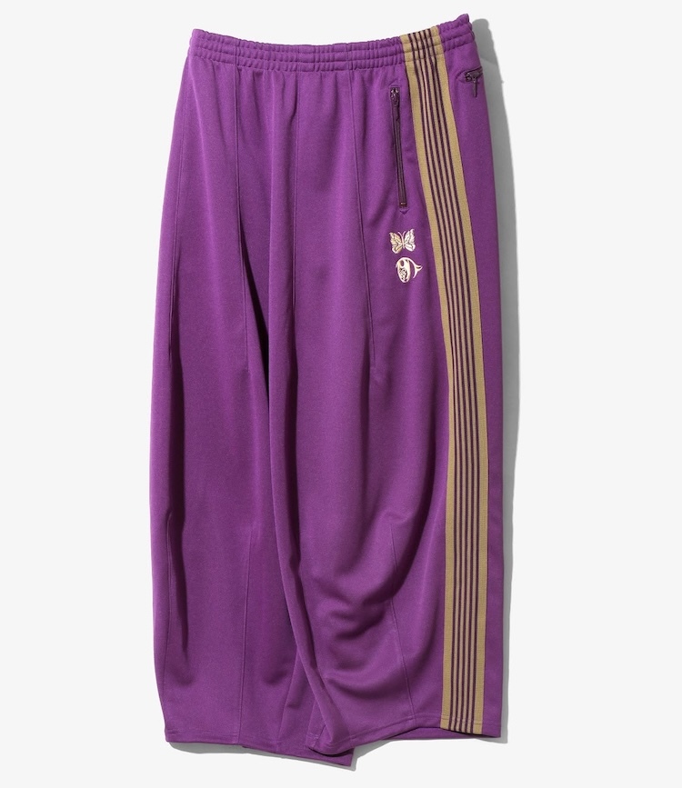 Needles - QV429 Needles x Kae Tanaka H.D. Track Pant - Poly Smooth - B-Purple