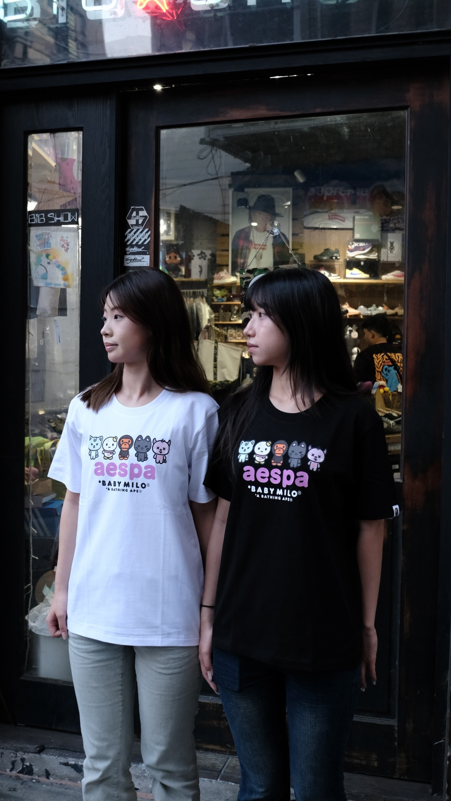 BAPE X aespa BABY MILO 短T 2M73110909 男版 / 2M73210901 女版