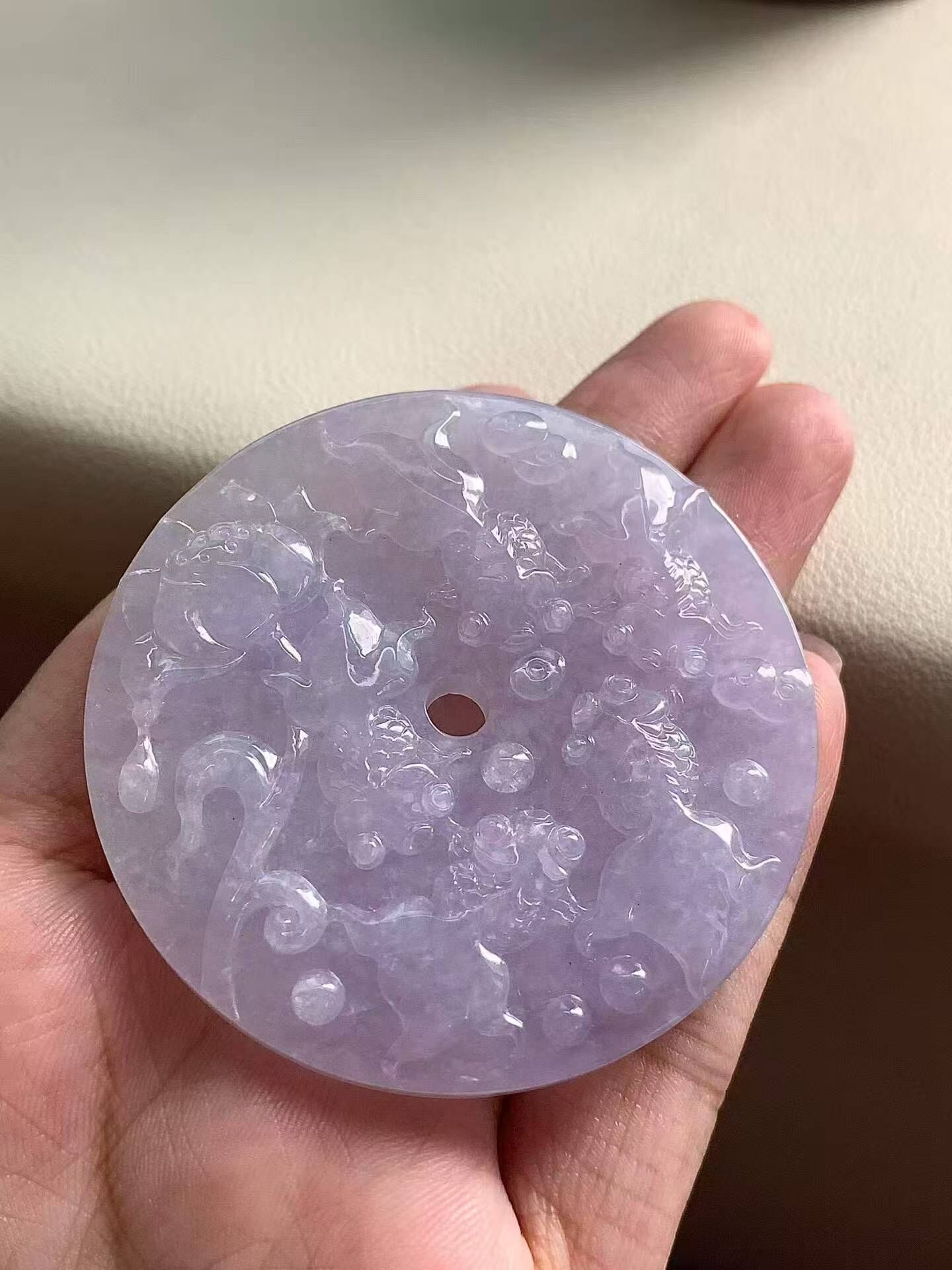 723315 翡翠金魚牌 (56mm直徑)