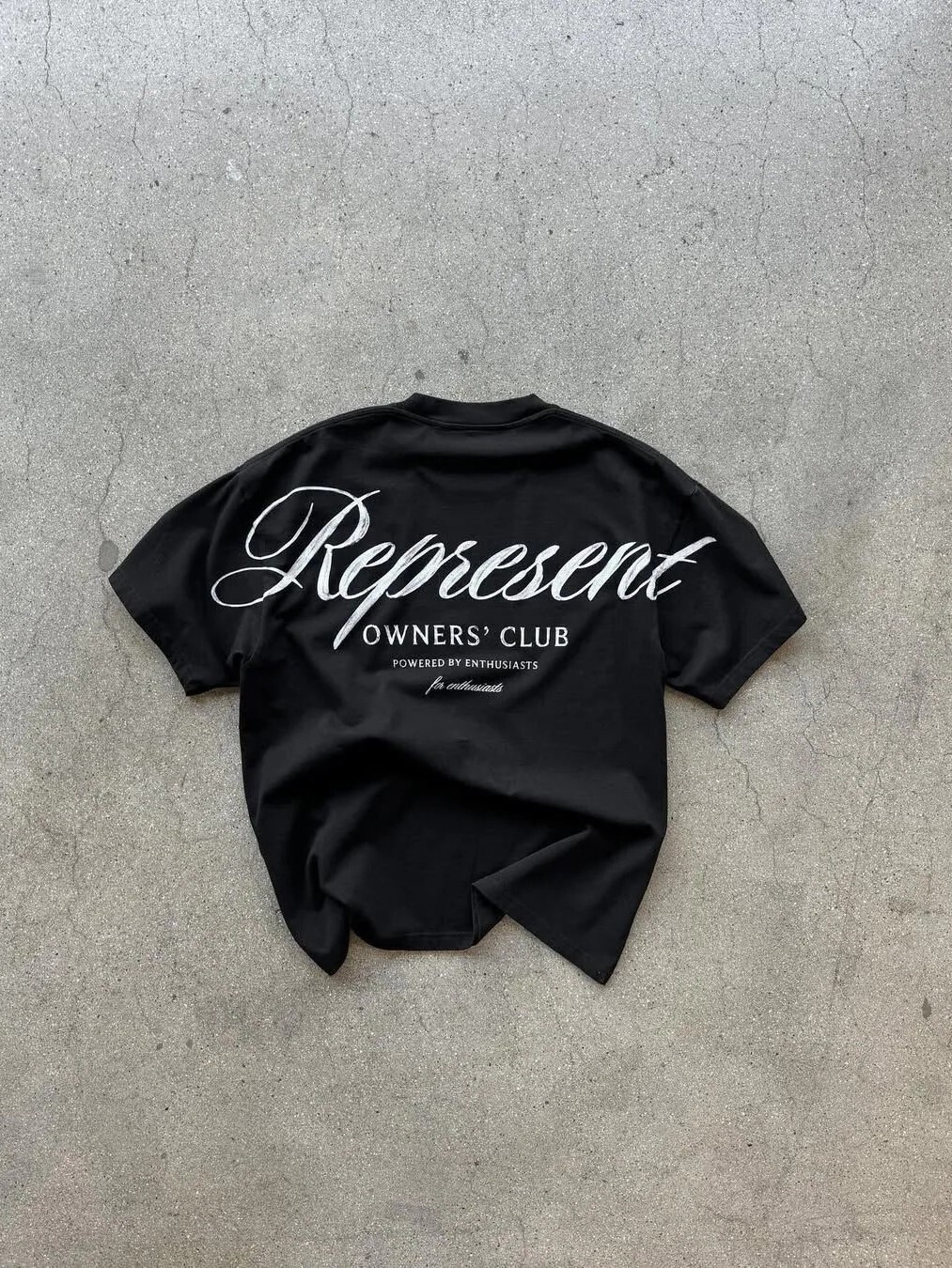 Represent Clo 印花草寫Logo 短袖T