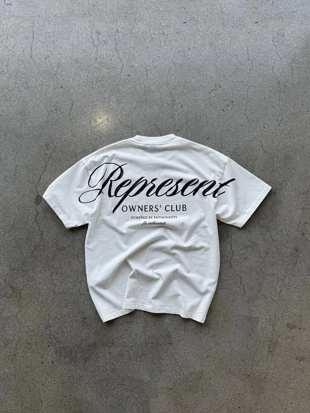 Represent Clo 印花草寫Logo 短袖T