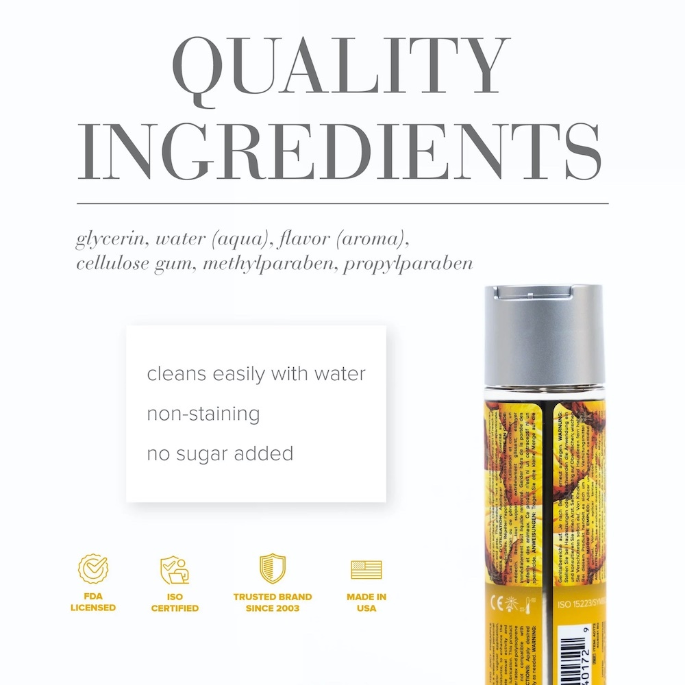 System Jo H2O Juicy Pineapple edible water-based Lubricant - 30ml