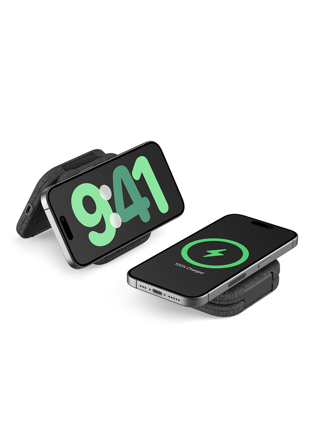 Belkin｜BoostCharge Pro Qi2 2 合 1 磁吸旅行充電板