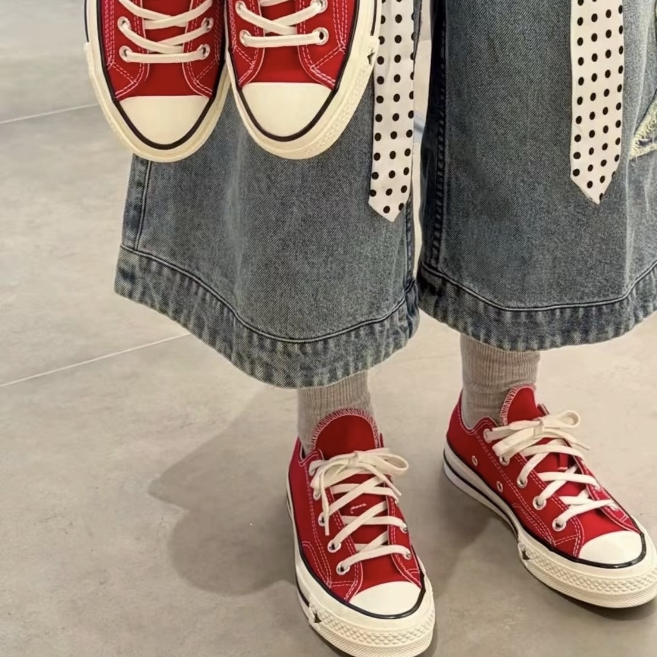 CONVERSE CHUCK 70 X 正紅 奶油底 低筒 帆布鞋 KARINA代言 匡威 男女 A24235C
