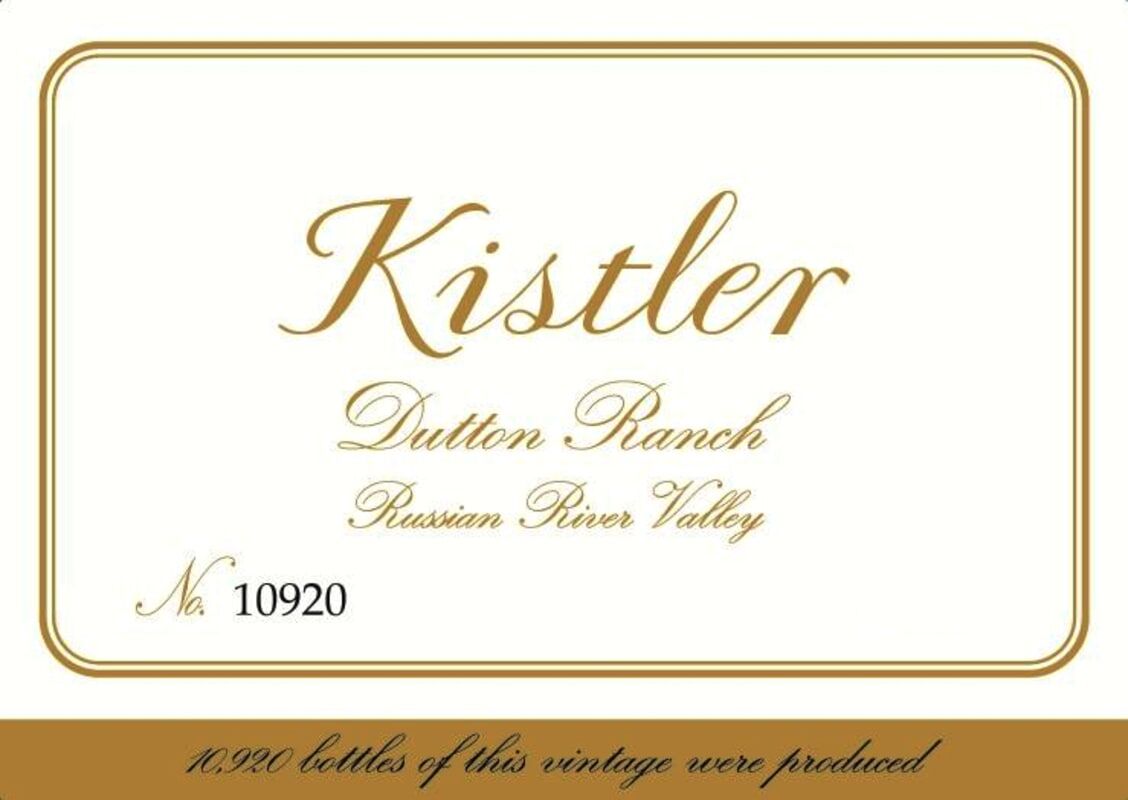 Kistler Dutton Ranch Vineyards Chardonnay 2019 (RP97)