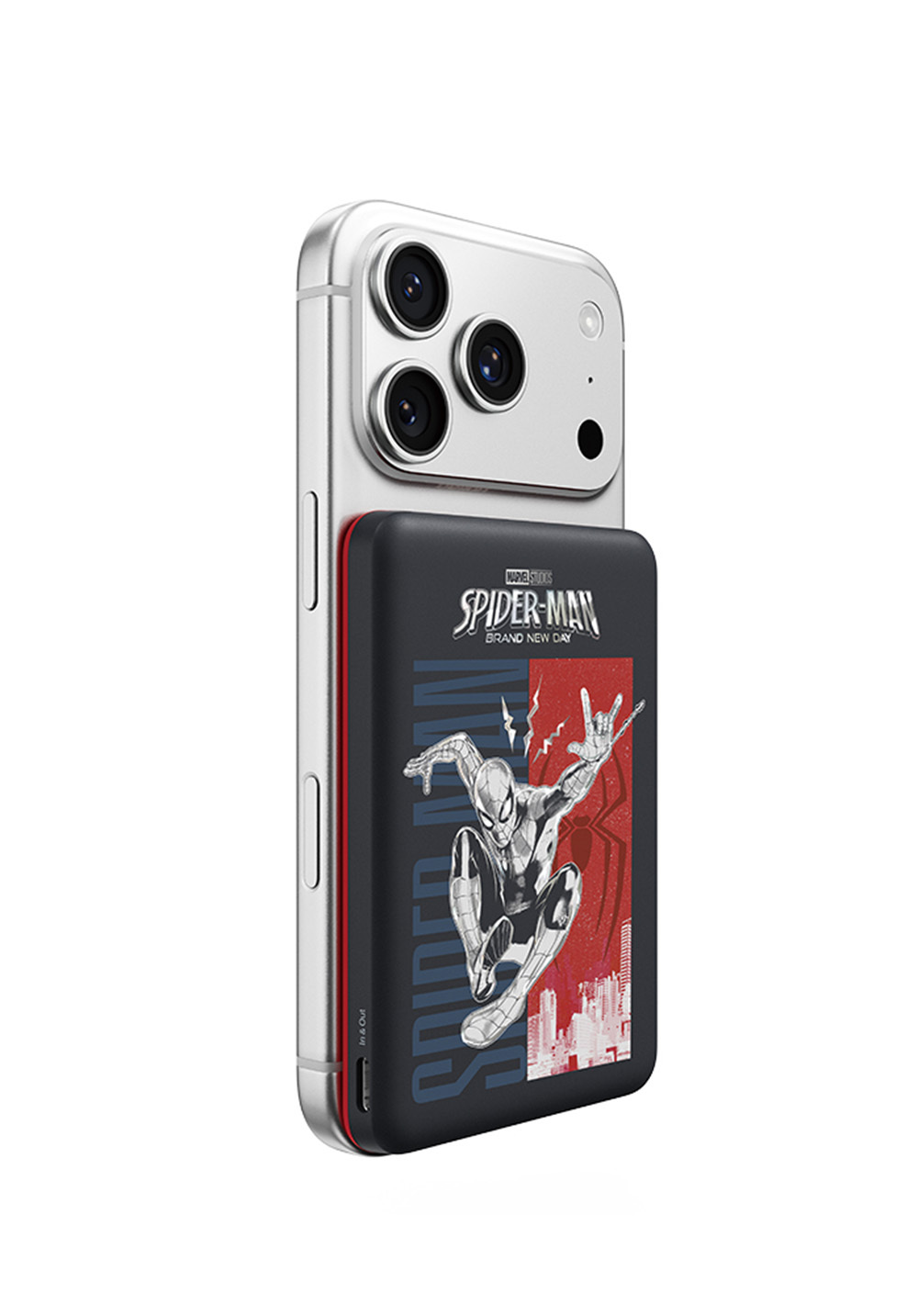 Belkin｜BoostCharge 纖薄磁吸式行動電源 5K -蜘蛛人
