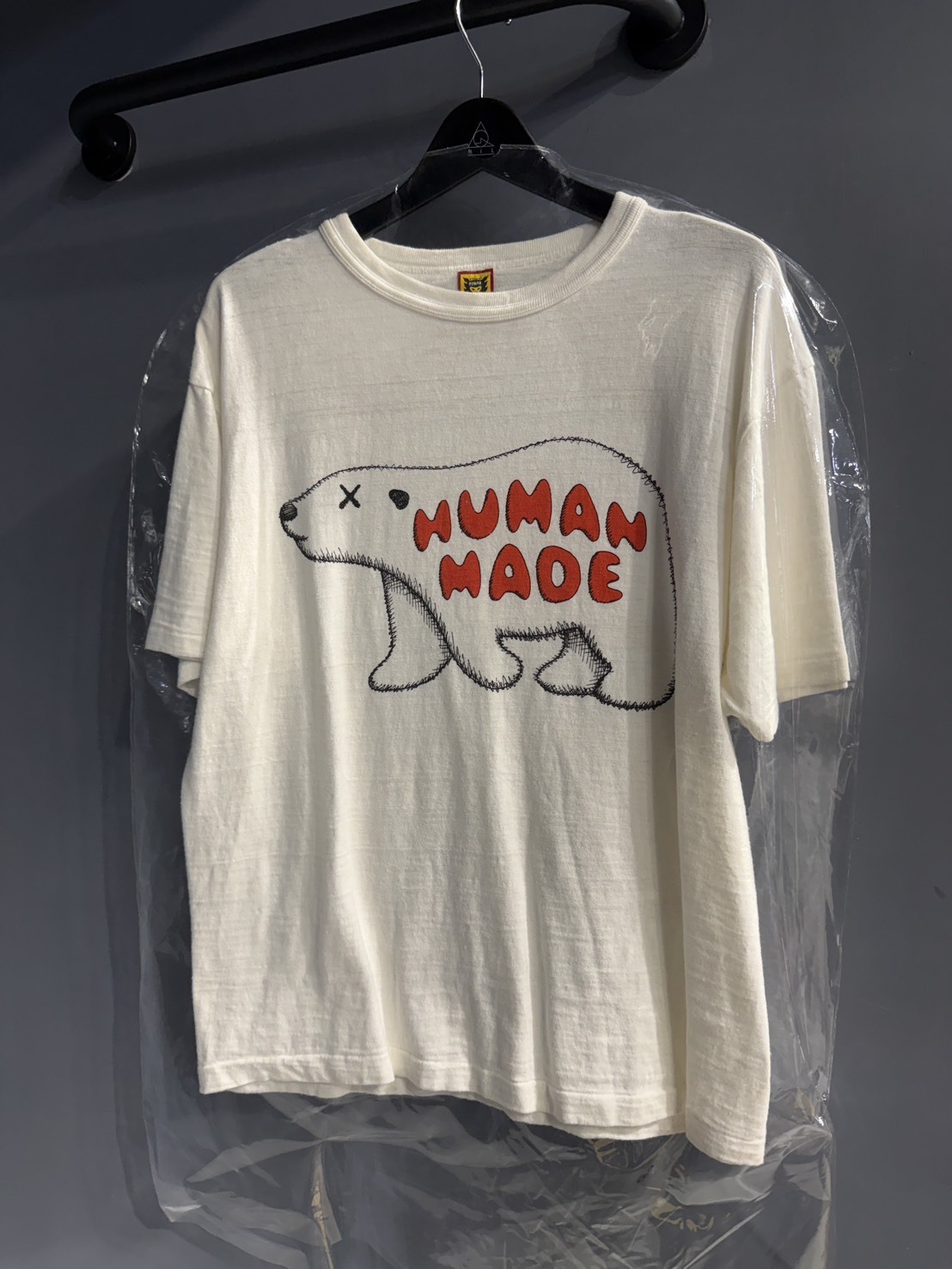絕版聯名款 Kaws x Human made 北極熊白短袖