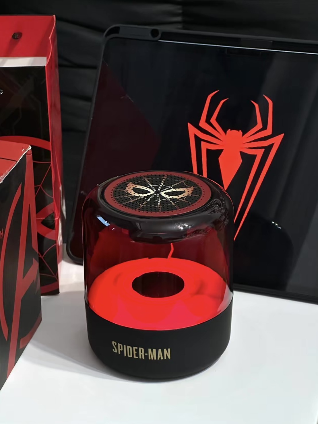 （預購）漫威迷必收🔥Marvel 漫威 炫彩琉璃 藍芽音響 蜘蛛人 鋼鐵人 美國隊長