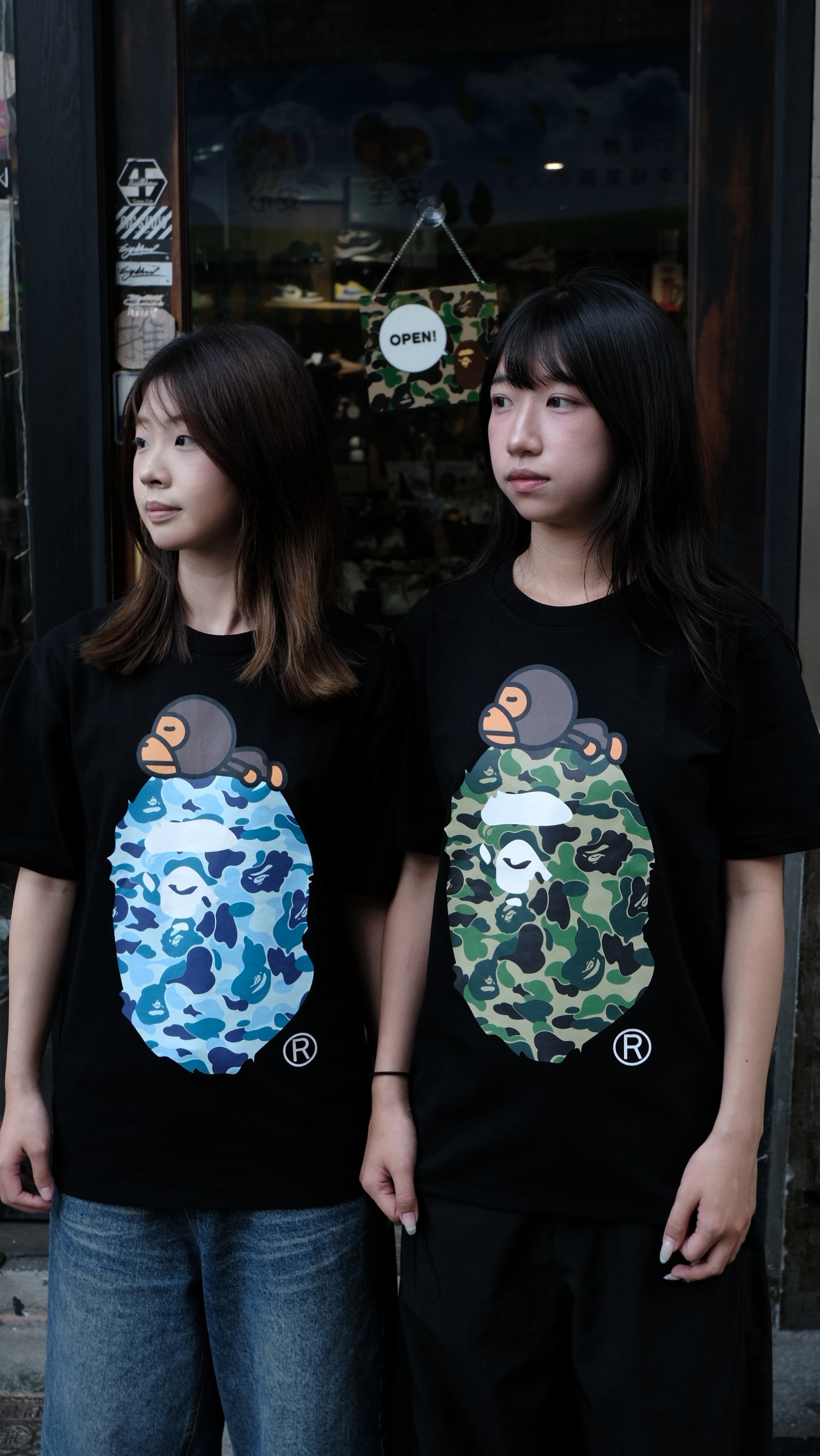 BAPE SS26 ABC CAMO系列 迷彩 卡通小猴 MILO  猿人頭 短Tee 2M20110008