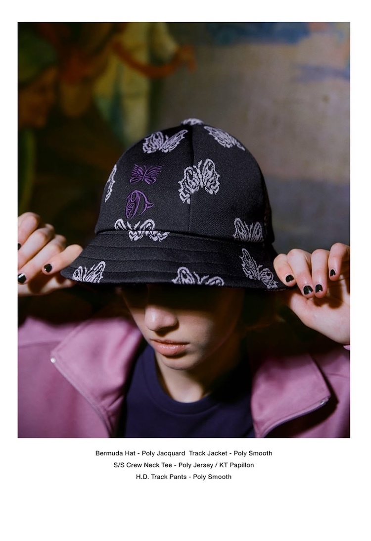 Needles - QV422 Needles x Kae Tanaka Bermuda Hat - Poly Jacquard - Black
