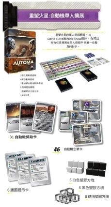 重塑火星 新擴充套組 序幕2+自動機+里程碑+烏托邦+亞馬孫 繁體中文版