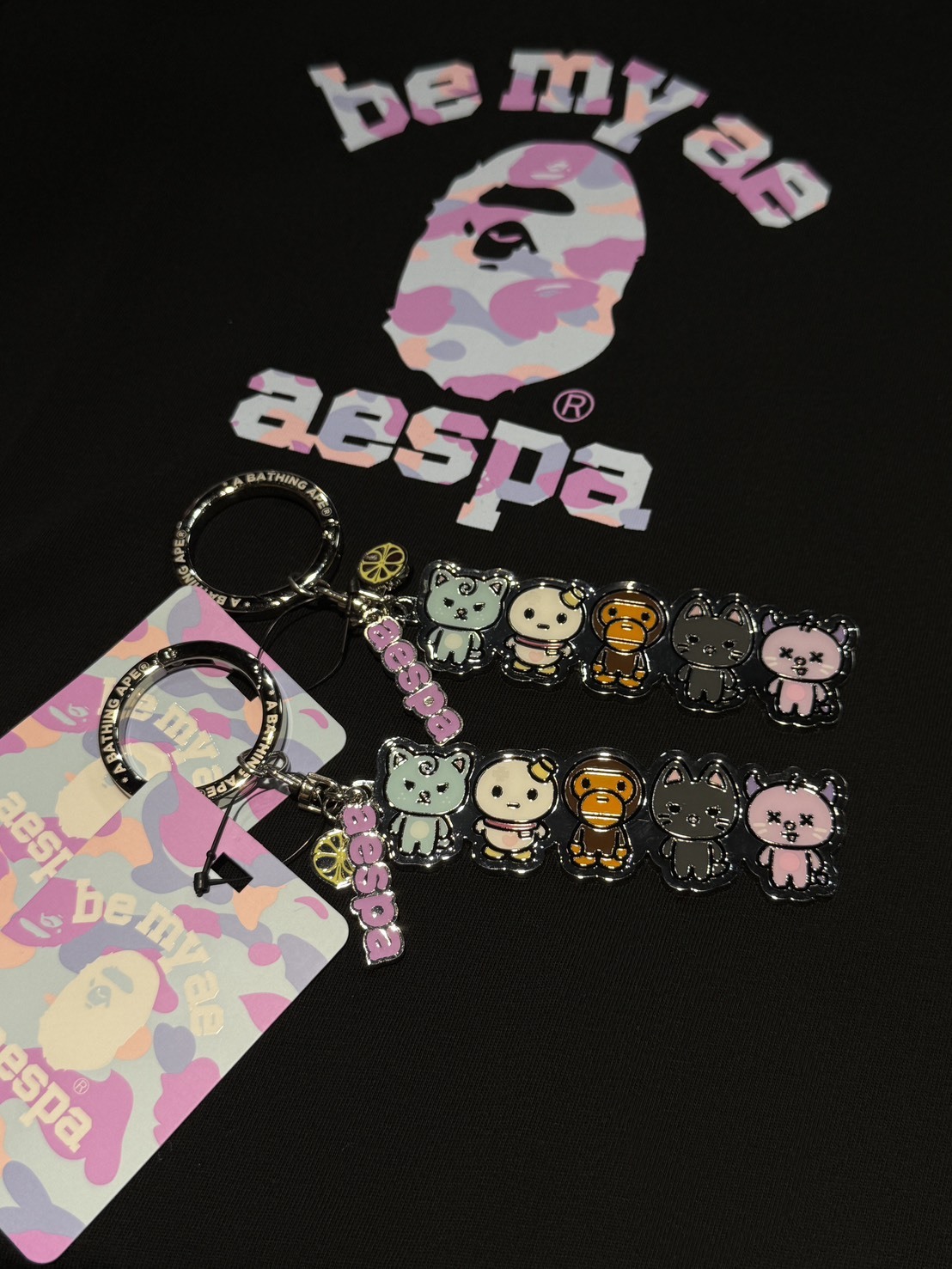 Bape x aespa 鑰匙圈 2M73182907