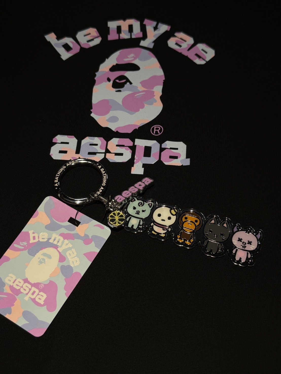 Bape x aespa 鑰匙圈 2M73182907