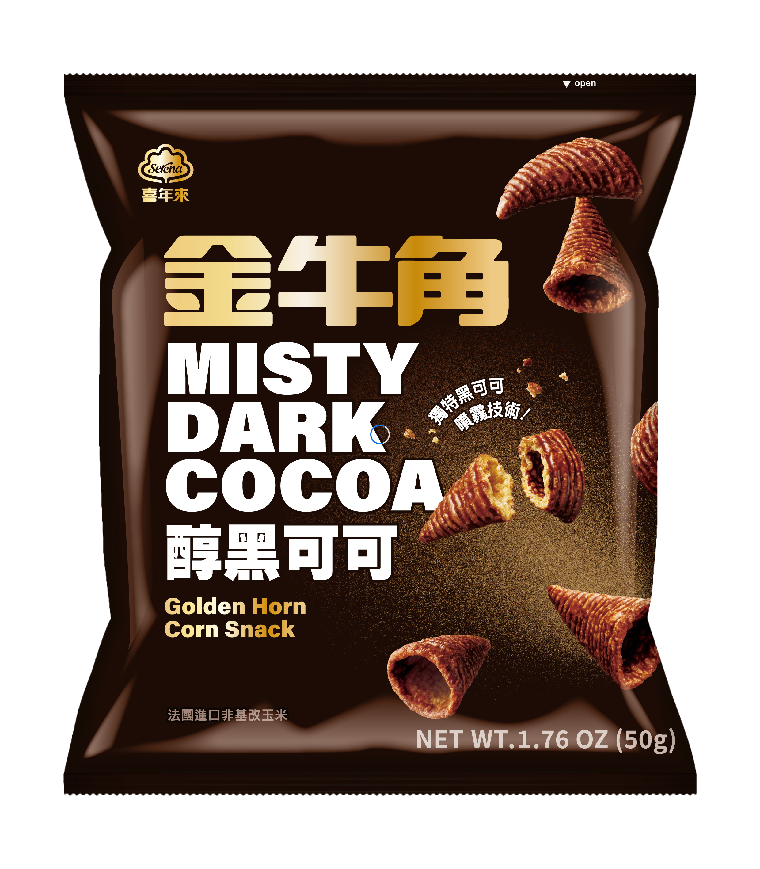 【喜年來】金牛角醇黑可可50g