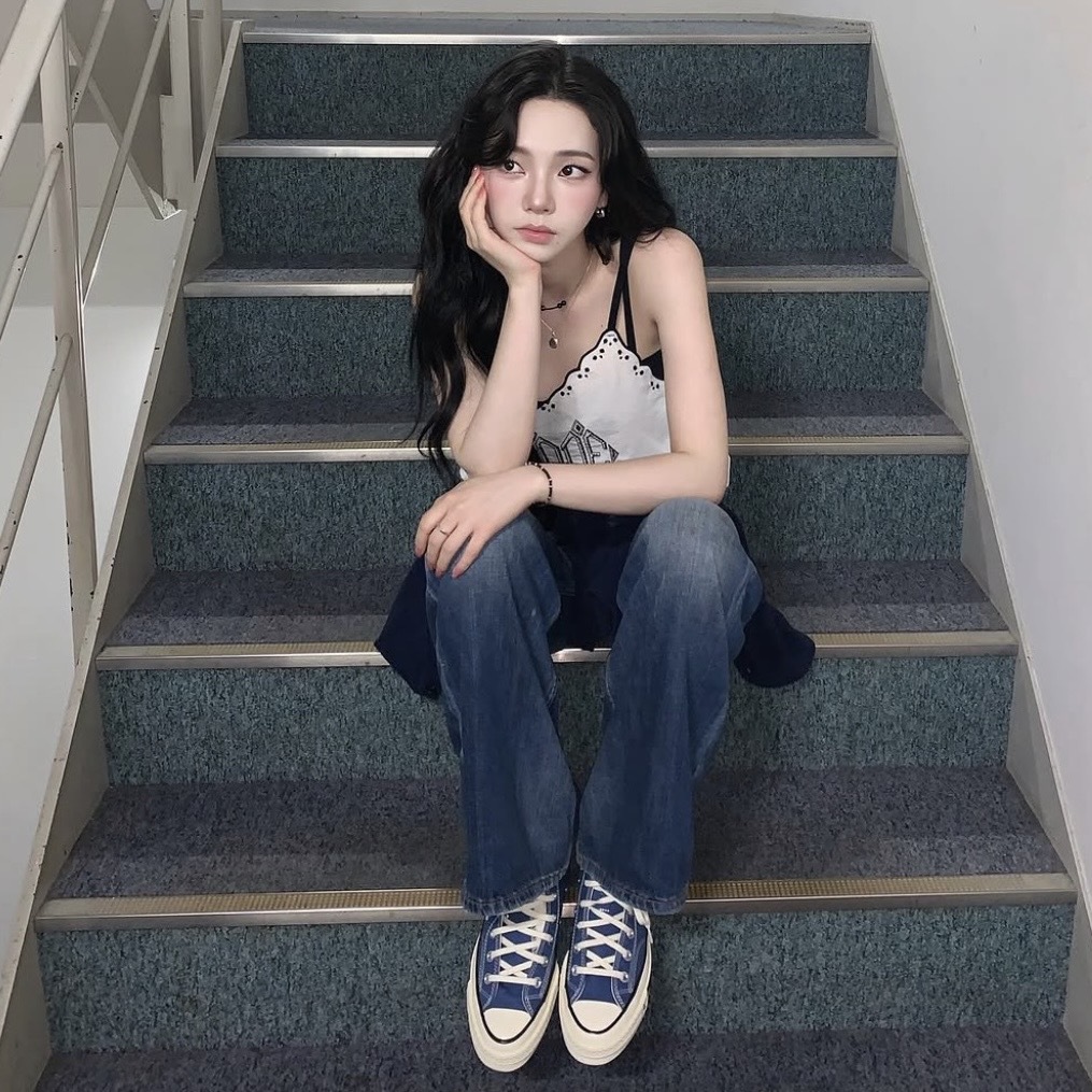 CONVERSE CHUCK 70 X 霧霾藍 高筒 帆布鞋 白藝潾 KARINA代言 匡威 男女 A24231C