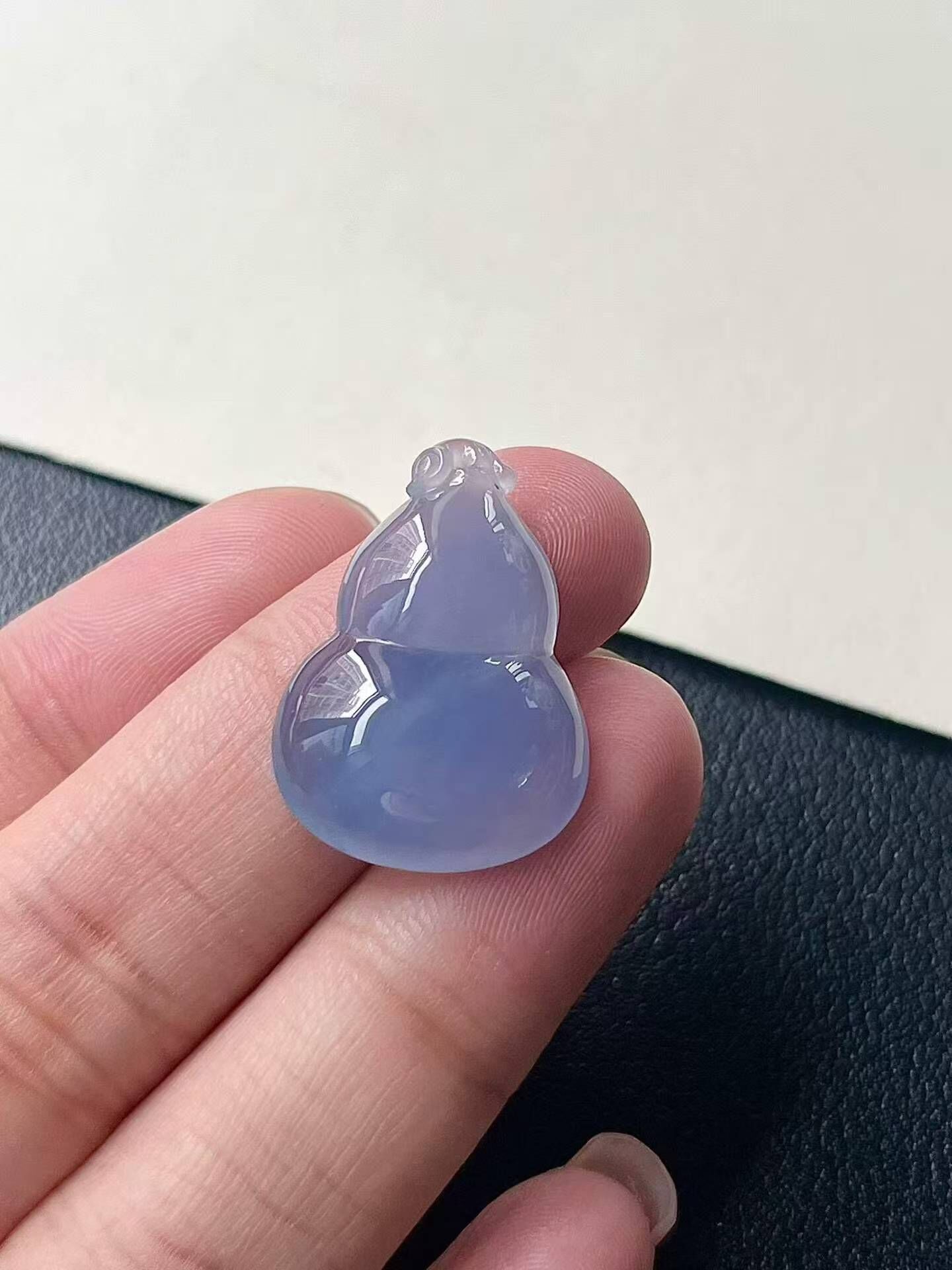 翡翠紫羅蘭葫蘆,天然翡翠A玉, 緬甸玉, Jade, Jadeite