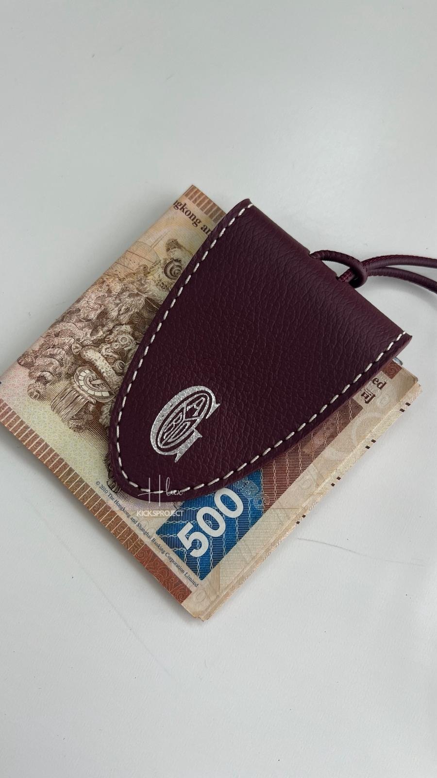 Goyard bag charm money clip