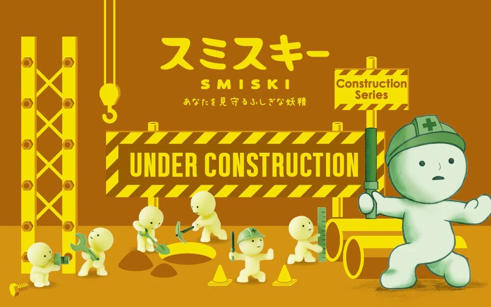 Smiski Mini Glow Figure Blind Box - Construction Series