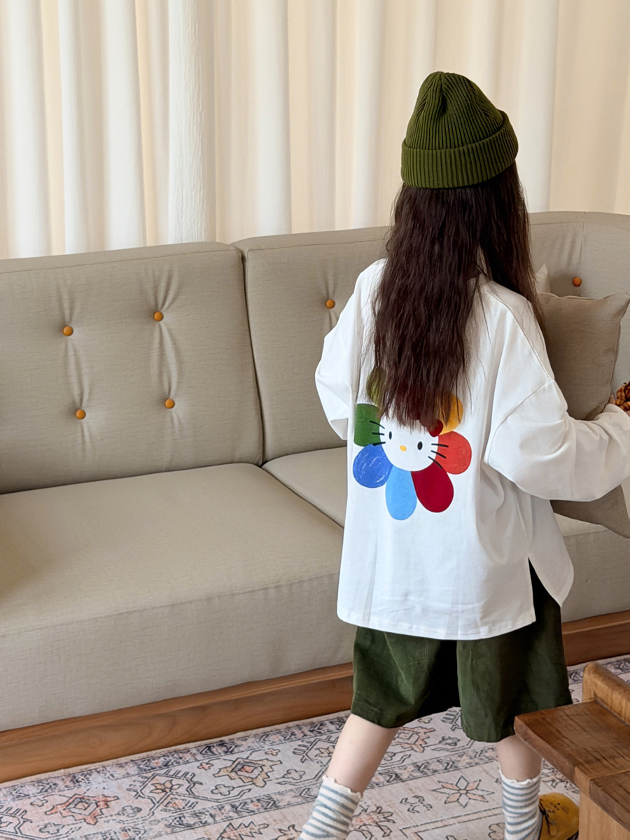 七彩小貓上衣
